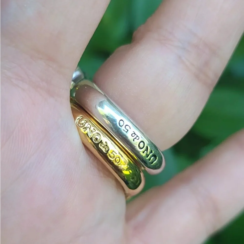 REWARD - Uno De 50 Ring - Silver plated - Various sizes
